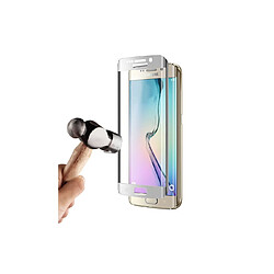 Evetane Vitre Samsung Galaxy S7 transparente Vitre en verre trempé contour argent