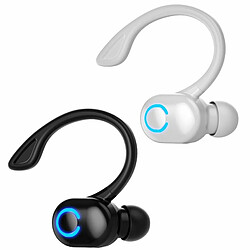 Casque Sans Fil Bluetooth 5.2 Casque D'Affaires Stéréo Intra-Auriculaire Écouteurs De Sport Étanches Blanc pas cher