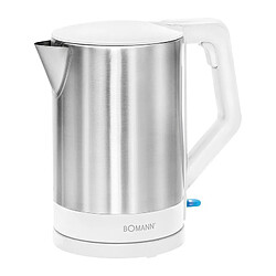 Bouilloire électrique 1,5L 2200W Bomann WKS 3002 CB Blanc 