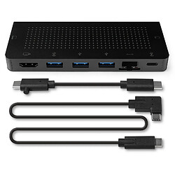 Hub adaptateur 7 en 1 USB-C Power delivery 85W 3x USB Staygo Twelve South noir