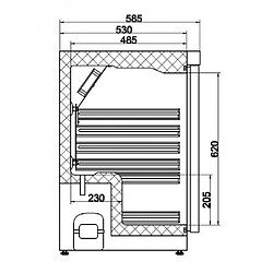 Avis Petite armoire réfrigérée 130 litres - Positive - Combisteel