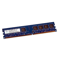 1Go RAM NANYA NT1GT64U8HB0BY-25D 240-Pin DIMM DDR2 PC2-6400U 800Mhz 2Rx8 CL6 - Occasion