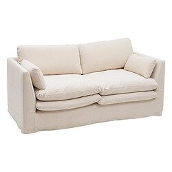 BigBuy Home Canapé deux places Beige 194 x 100 x 94 cm 