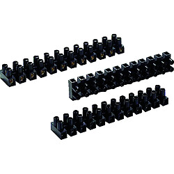 DiO Lot de 6 Barrettes de connexion pour fil rigide et souple - Noir