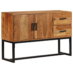 vidaXL Buffet Marron 110x30x70 cm Bois d'acacia solide