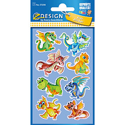 AVERY Zweckform ZDesign KIDS Sticker Glossy 'Dragons' ()