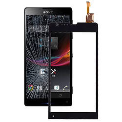 Wewoo Pour Sony Xperia SP / noir M35h pièce détachée Partie écran tactile (seul sans le LCD) 