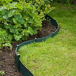 Acheter NATURE Bordure de jardin polyéthylène recyclé Vert - H 15 cm x 10 m