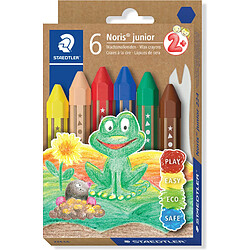 STAEDTLER Craie à la cire Noris junior, étui carton de 6 () 