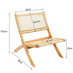 Chaise de jardin Copacabana Kare Design pas cher