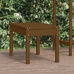 Maison Chic Banc de jardin | Banquette de jardin | Chaise Relax marron miel 80x44x45 cm bois de pin massif -MN15763