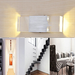 Universal 6W LED Applique à la mode Chambre à coucher Table de chevet Escalier Couloir Applique Décorative Applique | Applique Moderne | Applique Intérieur (Blanc Chaud)