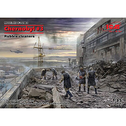 Icm Figurine Mignature Chernobyl 3 Rubble Cleaners 