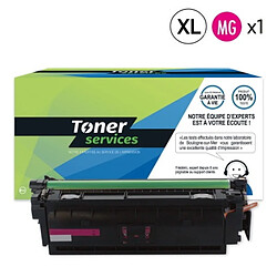 TONER SERVICES Compatible HP 508X Toner Magenta CF363X (HT508XM/CF363X) 