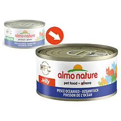 Pâtée en Boîte HFC Jelly Poisson de l'Océan pour Chat - Almo Nature - 70g