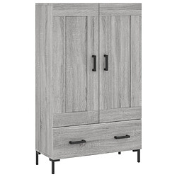 Maison Chic Buffet,Meuble de Rangement,commode pour salon,Cuisine sonoma gris 69,5x31x115 cm bois d'ingénierie -MN13190