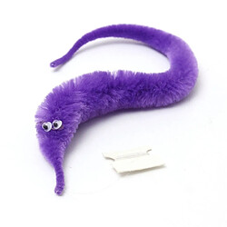 Wewoo Jeux de magie ver magique Twisty en peluche Funny Magicians Worm avec chaîne minuscule, YX0188 livraison aléatoire de couleur