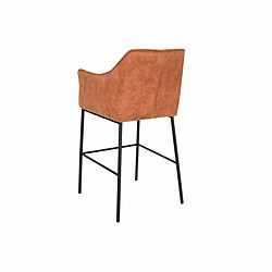 Tabouret DKD Home Decor Noir Camel Métal 59 x 60 x 107 cm pas cher