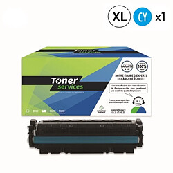 TONER SERVICES Compatible HP 410X Toner Cyan CF411X (HT410XC/CF411X) 