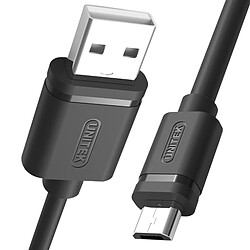 Unitek USB-A - microUSB 1,5 m Noir (Y-C434GBK) Unitek Câble USB-A - microUSB 1,5 m Noir (Y-C434GBK)