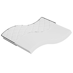 vidaXL Matelas en mousse moyennement doux 160x200 cm 