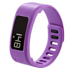 Wewoo Bracelet Violet pour Garmin Vivofit 1 Montre Smartwatch en Silicone, Longueur: environ 21cm 