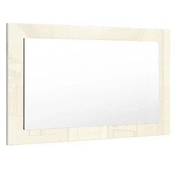 Mpc Miroir Crème Brillant (hxlxp): 45 X 89 X 2