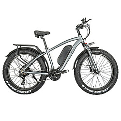 Vélo électrique CMACEWHEEL M26 26 * 4,0 pouces CST gros pneu 750W moteur - Gris