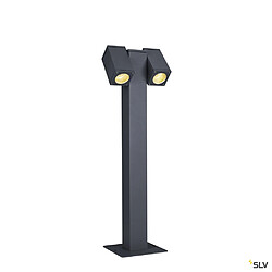 Borne extérieure SLV THEO PATHLIGHT, double, anthracite, GU10, 2x 7W max, IP44 - SLV