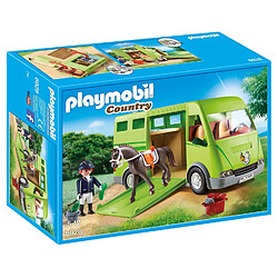 Playmobil® PLAYMOBIL 6928 - Country - Cavalier avec Van et Cheval