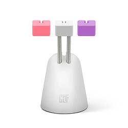 FragON - Tower Mouse Bungee avec 3 clips colorés, blanc