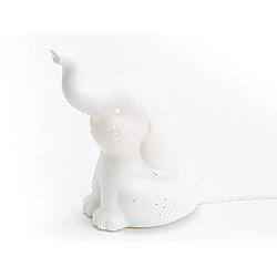 Amadeus Lampe Enfant Élephanteau en porcelaine