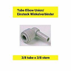 ich-zapfe Connecteur d'angle enfichable 3/8tube x 3/8tige 