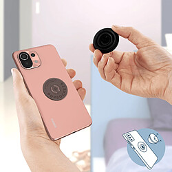 PopGrip Téléphone Maintien Support Vidéo Design Noir Translucide PopSockets pas cher