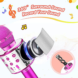 Acheter Universal Fun Toys For 3-12 Year Old Girls, Microphone For Kids Karaoke Microphone(Pink)