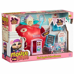 Playset Bandai Mouse In The House Red Apple Schoolhouse 24 x 16,5 x 8 cm