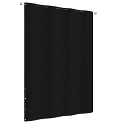 vidaXL Écran de balcon Noir 160x240 cm Tissu Oxford 