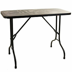 Table Alexandra House Living Noir 45 x 75 x 100 cm 