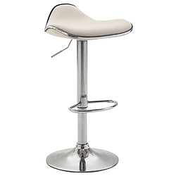 Non Tabouret de bar Shanghai tissu chrome 