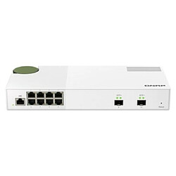 QNAP QSW-M2108-2S commutateur réseau Géré L2 2.5G Ethernet (100/1000/2500) Gris