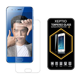 Huawei Honor 9 4G : Protection d'écran en verre trempé - Tempered glass Screen protector 9H premium / Films vitre Protecteur d'écran verre trempé Huawei Honor 9 smartphone 2017 / 2018 - Version intégrale avec accessoires - XEPTIO 