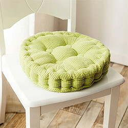 Wewoo Tapis de sol rond épaissi de coussin de chaise d'ordinateur pour la maison de salle de classe de bureautaille 43x43cm vert 