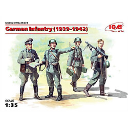 Icm Figurine Mignature German Infantry (1939-1942) (4 Figures)