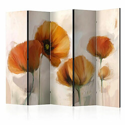 Paris Prix Paravent 5 Volets Poppies Vintage 172x225cm