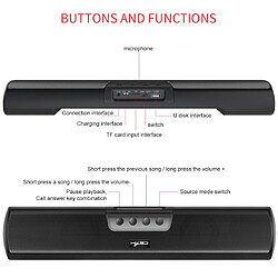 Avis Yonis Enceinte Bluetooth 5.0 Basses Puissantes Autonomie 8h