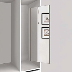 Emuca Miroir extractible pour l'intérieur de l'armoire moka.