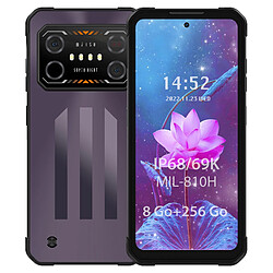 IIIF150 Air1 Ultra Smartphone Robuste 8Go + 256Go 6,8" FHD+ Caméra 64MP 20MP Nocturne Vision Android 12 NFC Double SIM 4G - Violet 