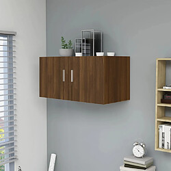 vidaXL Armoire murale Chêne marron 80x39x40 cm Bois d'ingénierie 