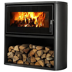 Poêle à bois 7.7kw noir - fr9010570b - SUPRA