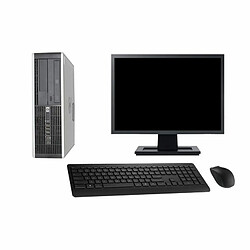 PC HP 6305 Pro SFF Ecran 19" AMD A4-5300B RAM 8Go Disque 500Go Windows 10 Wifi - Occasion